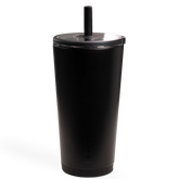 Everyday Tumbler 20oz | Ceramic-Lined Insulated Tumbler with Straw – Black