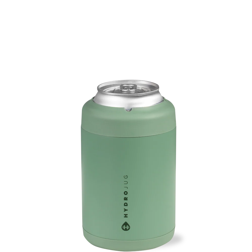 Can Cooler 12oz | 2-in-1 Insulated Standard Can Cooler, Screw-Top Lock – Sage