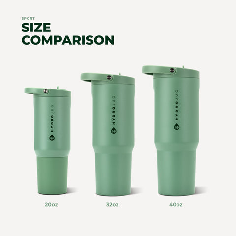 Sport 20oz | Insulated Water Bottle, Leakproof Flip Straw – Sage