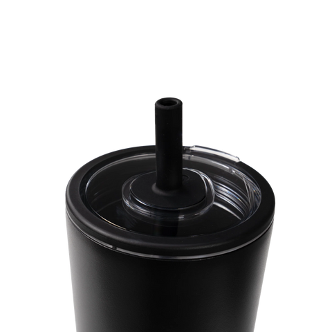 Everyday Tumbler 20oz | Ceramic-Lined Insulated Tumbler with Straw – Black