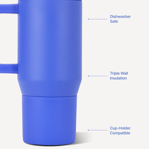 Traveler 20oz | Compact Insulated Tumbler with Handle – Berry Pop