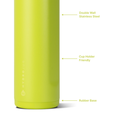 Ease2o 24oz | 2-in-1 Water Bottle with Soft Straw & Chug Spout – Lemon Lime
