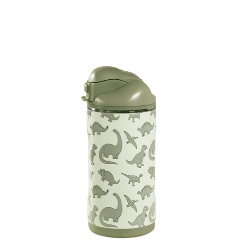 Ease2o 14oz | Leakproof 2-in-1 Kids Water Bottle with Straw & Chug Spout – Dinosaur