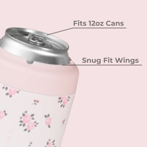 Can Cooler 12oz | 2-in-1 Insulated Standard Can Cooler, Screw-Top Lock – Wildrose