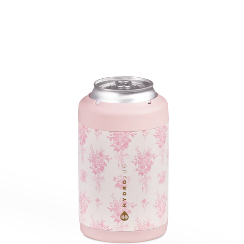 Can Cooler 12oz | 2-in-1 Insulated Standard Can Cooler, Screw-Top Lock – Bouquet