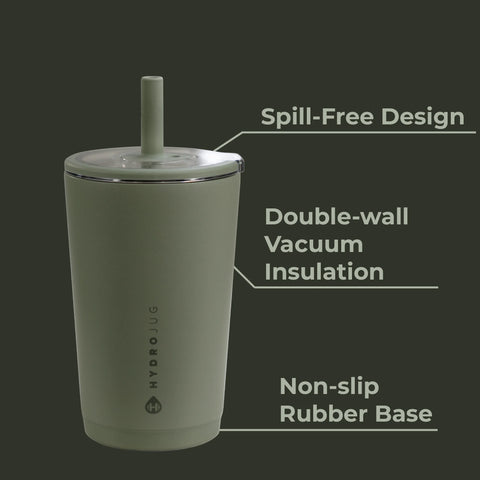 Everyday Tumbler 14oz | Ceramic-Lined Spill-Free Kids Tumbler – Courtyard
