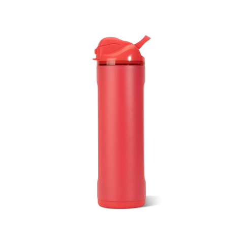 Ease2o 24oz | 2-in-1 Water Bottle with Soft Straw & Chug Spout – Fruit Punch