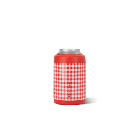 Can Cooler 12oz | 2-in-1 Insulated Standard Can Cooler, Screw-Top Lock – Summer Picnic