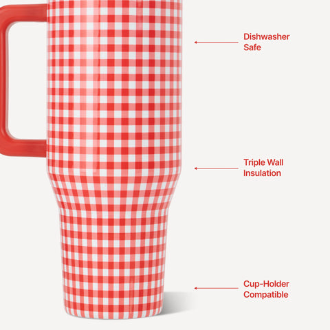 Traveler 40oz | Insulated Tumbler with Handle – Summer Picnic