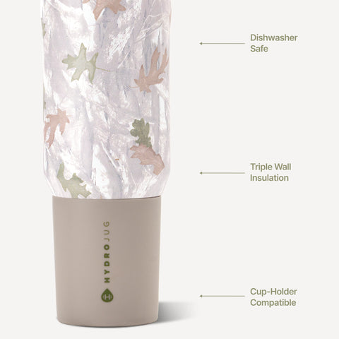 Sport 20oz | Kids Insulated Water Bottle, Leakproof Flip Straw – Camo