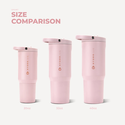 Sport 32oz | Leakproof Insulated Water Bottle, Workout & Hike – Pink Sand