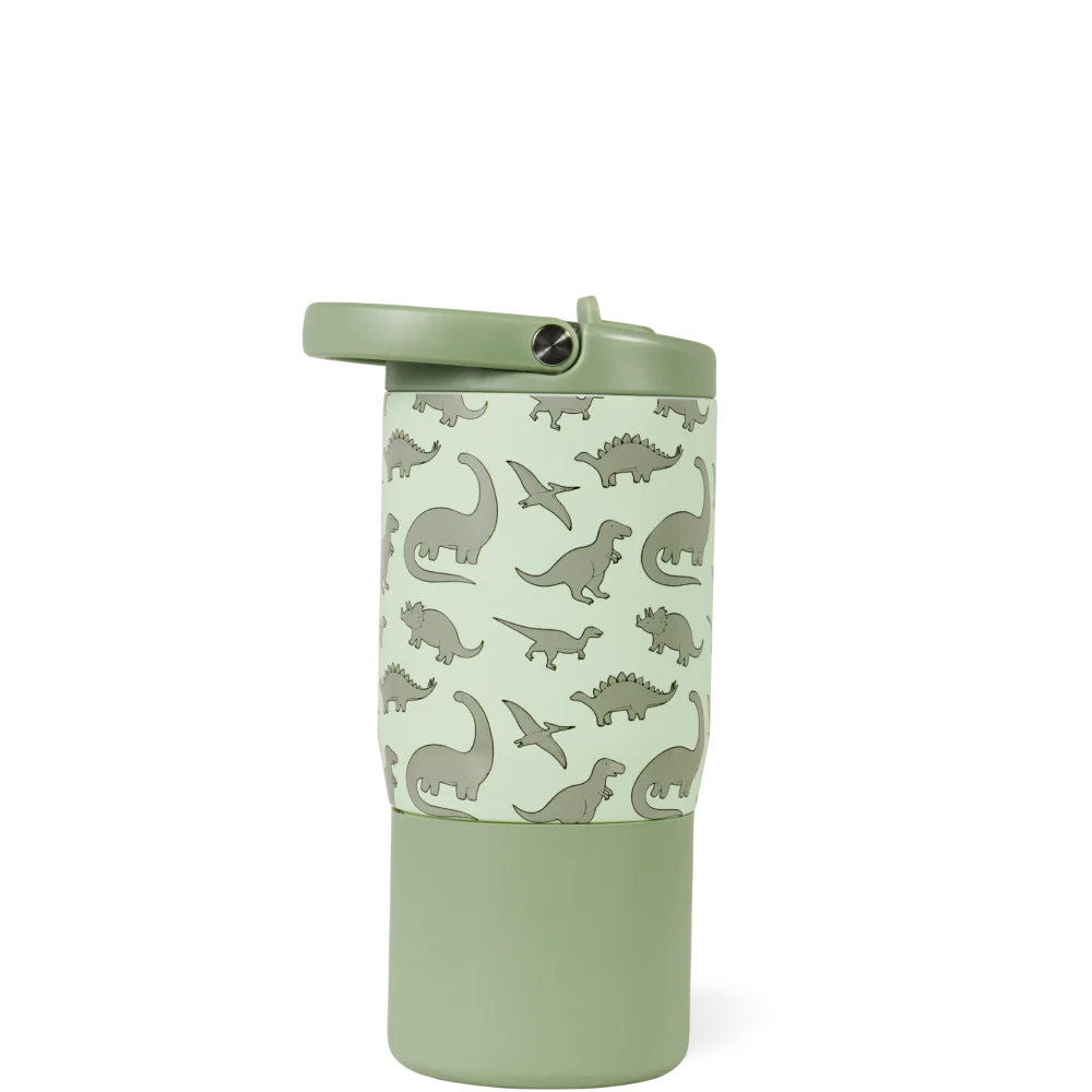 Sport 14oz | Compact Leakproof Kids Water Bottle – Dinosaur