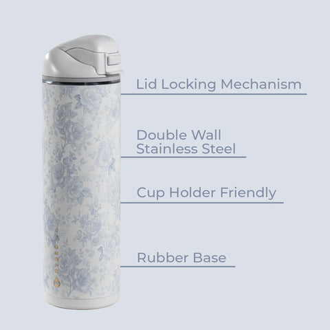 Ease2o 24oz | 2-in-1 Water Bottle with Soft Straw & Chug Spout – Cherish