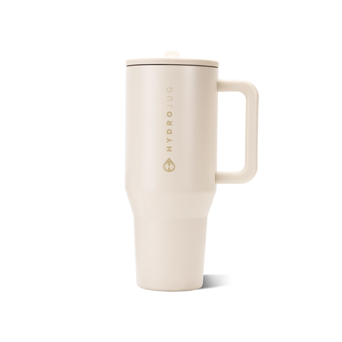 Traveler 40oz | All-Day Insulated Tumbler with Handle – Cream