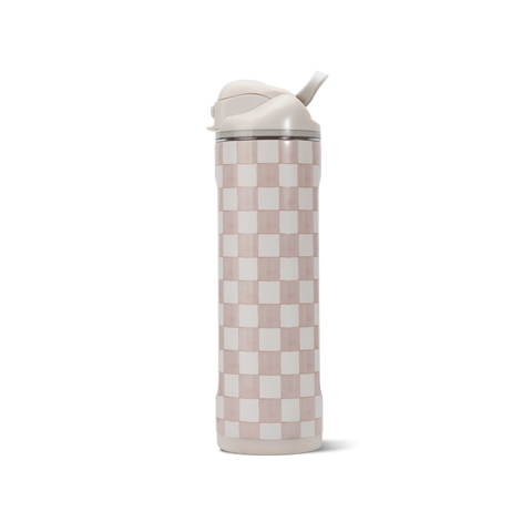 Ease2o 24oz | 2-in-1 Water Bottle with Soft Straw & Chug Spout – Sandstone