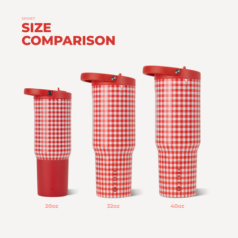 Sport 40oz | Large Leakproof Insulated Water Bottle – Summer Picnic