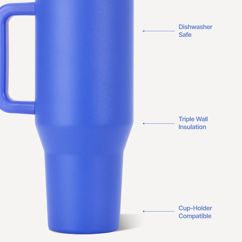 Traveler 40oz | All-Day Insulated Tumbler with Handle – Berry Pop