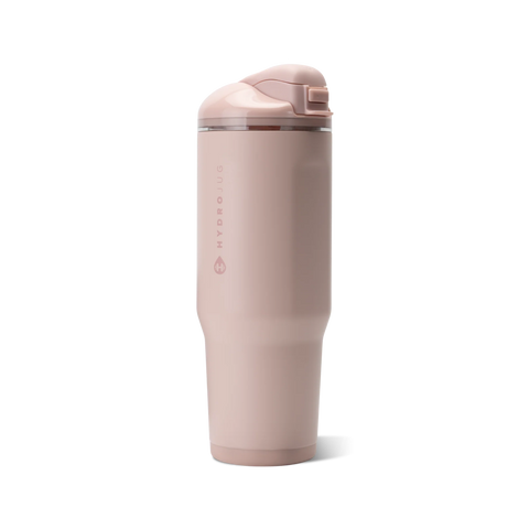 Ease2o 40oz | Dual-Function Water Bottle with Straw & Chug Spout – Dusty Rose