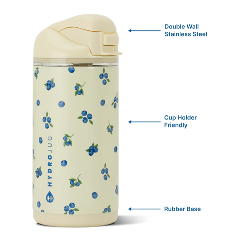 Ease2o 14oz | Leakproof 2-in-1 Kids Water Bottle with Straw & Chug Spout – Freshly Pick'd