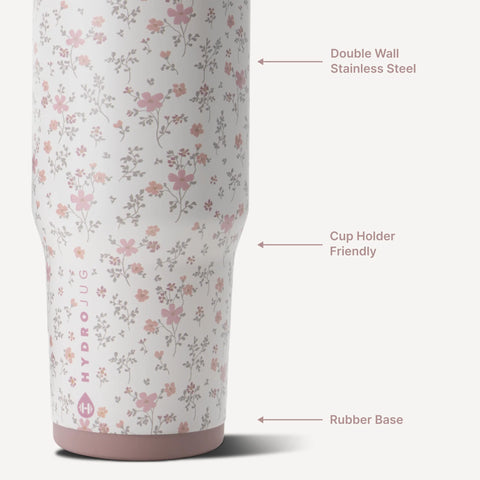 Ease2o 40oz | Dual-Function Water Bottle with Straw & Chug Spout – Magnolia