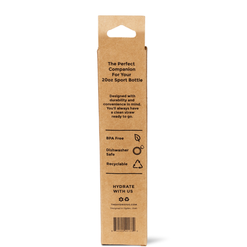 Sport 20oz Straw Pack | 4 Replacement Straws, BPA-Free