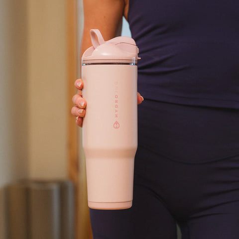 Ease2o 40oz | Dual-Function Water Bottle with Straw & Chug Spout – Dusty Rose