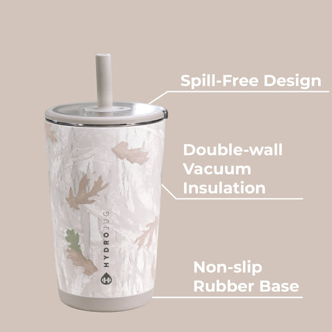 Everyday Tumbler 14oz | Ceramic-Lined Spill-Free Kids Tumbler – Camo