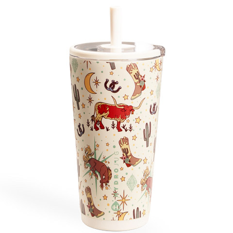Everyday Tumbler 20oz | Ceramic-Lined Insulated Tumbler with Straw – Rodeo