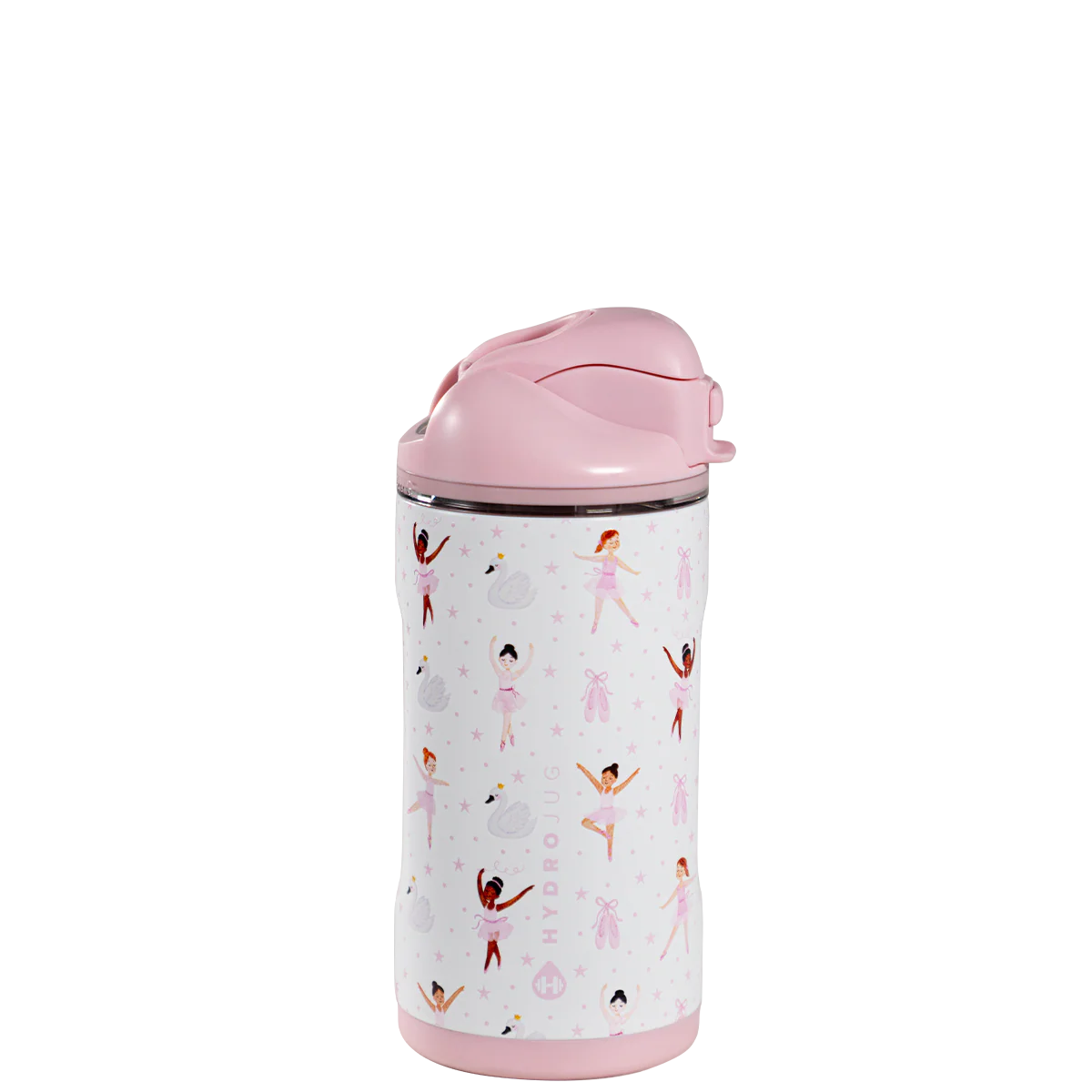 Ease2o 14oz | Leakproof 2-in-1 Kids Water Bottle with Straw & Chug Spout – Ballerina