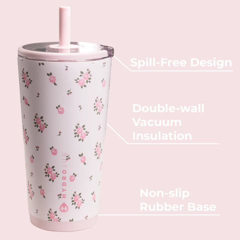 Everyday Tumbler 20oz | Ceramic-Lined Insulated Tumbler with Straw – Wildrose