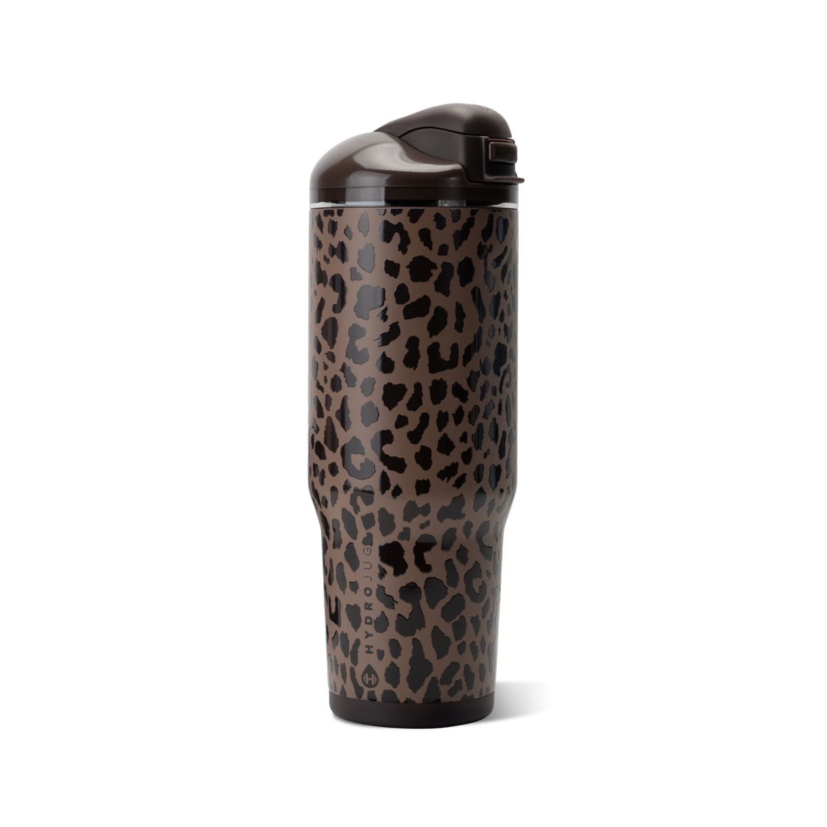 Ease2o 40oz | Dual-Function Water Bottle with Straw & Chug Spout – Brown Leopard