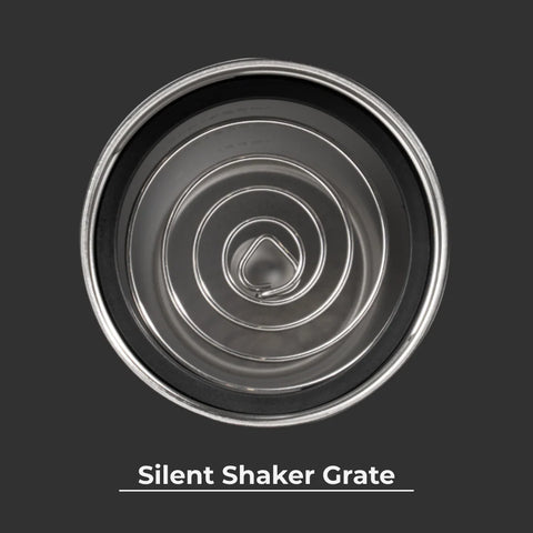 Insulated Shaker 24oz | Stainless Steel Protein Shaker, Silent Grate – Black