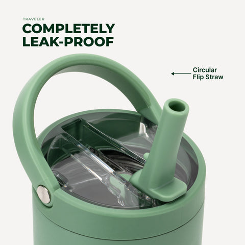 Sport 20oz | Insulated Water Bottle, Leakproof Flip Straw – Sage