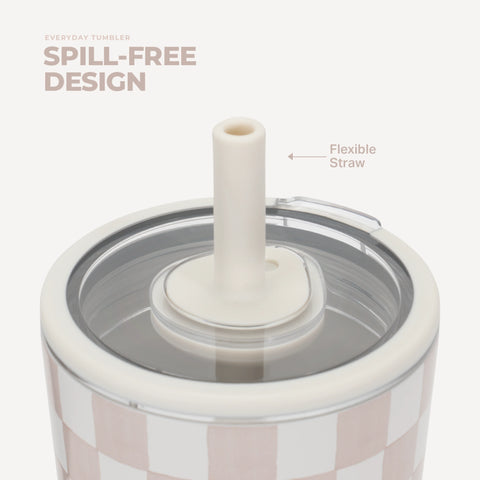 Everyday Tumbler 14oz | Ceramic-Lined Spill-Free Kids Tumbler – Sandstone