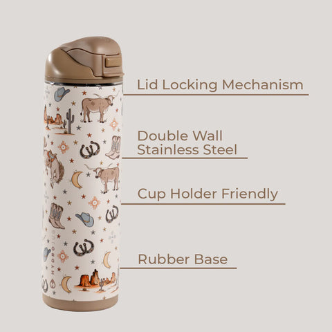 Ease2o 24oz | 2-in-1 Water Bottle with Soft Straw & Chug Spout – Mesa