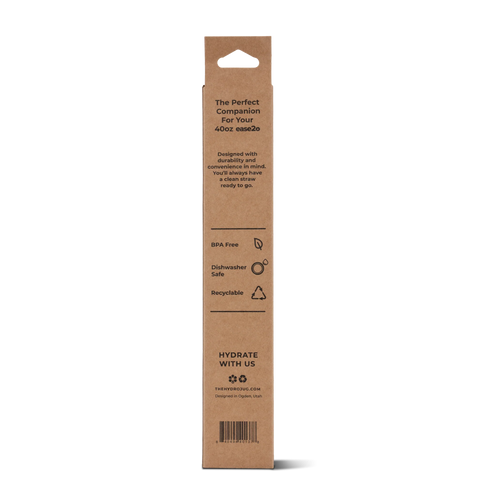 Ease2o 40oz Straw Pack | 4 Replacement Straws, BPA-Free