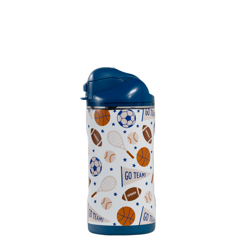 Ease2o 14oz | Leakproof 2-in-1 Kids Water Bottle with Straw & Chug Spout – All Stars