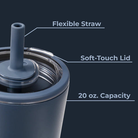 Everyday Tumbler 20oz | Ceramic-Lined Insulated Tumbler with Straw – Cascade