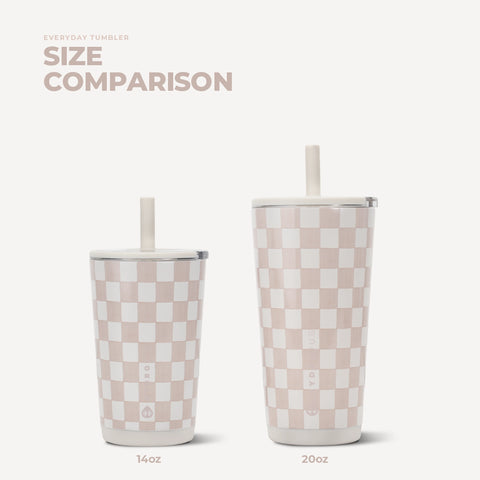 Everyday Tumbler 14oz | Ceramic-Lined Spill-Free Kids Tumbler – Sandstone