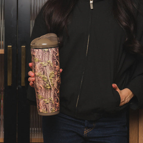 Ease2o 32oz | Compact Water Bottle with Straw & Chug Spout – Woodland