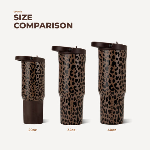 Sport 20oz - Brown Leopard