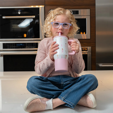 Traveler 20oz | Leakproof Kids Tumbler with Handle – Ballerina