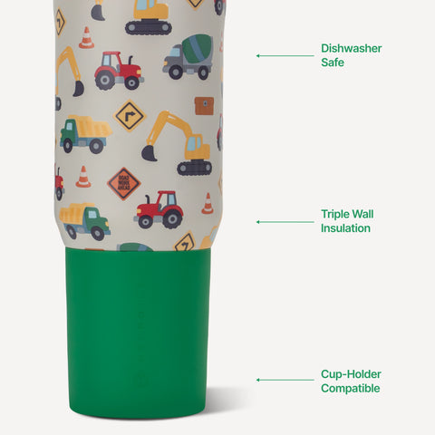 Sport 20oz | Kids Insulated Water Bottle – Under Construction
