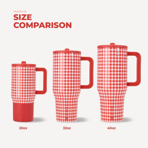 Traveler 32oz | Insulated Tumbler with Handle – Summer Picnic