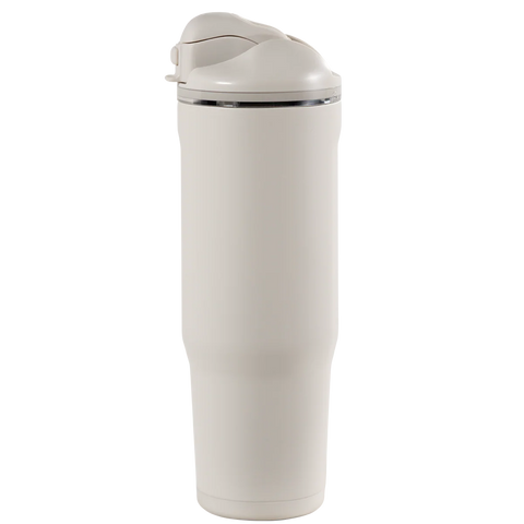 Ease2o 40oz | Dual-Function Water Bottle with Straw & Chug Spout – Linen