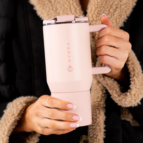 Coffee Traveler 20oz | Ceramic-Lined Insulated Travel Mug – Dusty Rose