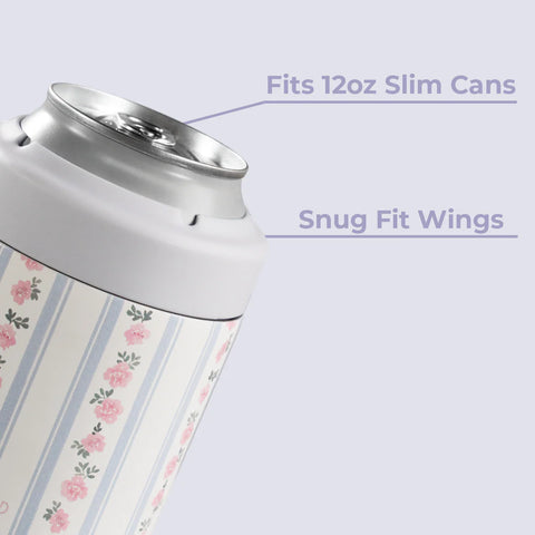 Slim Can Cooler 12oz | Insulated Stainless Steel Skinny Can Holder – Primrose