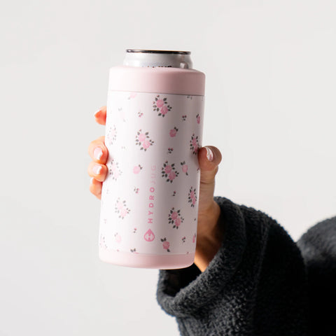 Can Cooler 16oz | 2-in-1 Insulated Tallboy Can Cooler, Screw-Top Lock – Wildrose