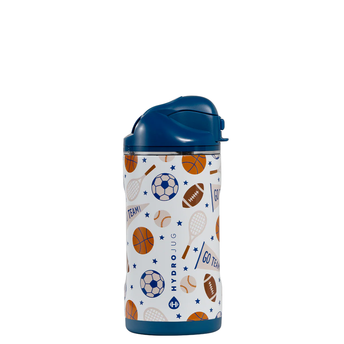 Ease2o 14oz | Leakproof 2-in-1 Kids Water Bottle with Straw & Chug Spout – All Stars