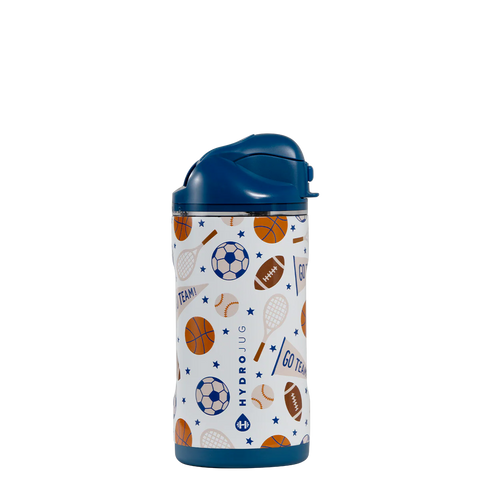 Ease2o 14oz | Leakproof 2-in-1 Kids Water Bottle with Straw & Chug Spout – All Stars